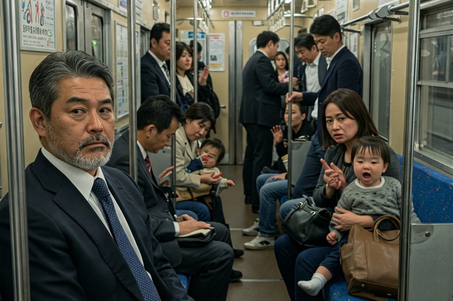 電車でうるさい子供を放置！同じ親として腹が立つが注意はするべき!?